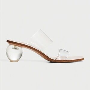 Cult Gaia Jila Vinyl Slide Sandals